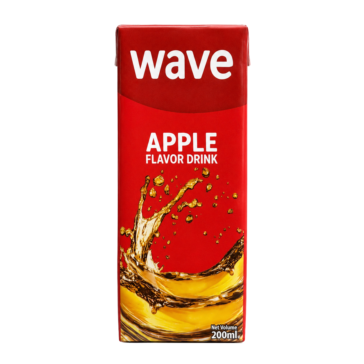 Wave Apple Flavor Drink 200ml Tetra